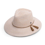 Evoke - Caroline Polyester Fedora Hat - Wheat