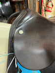 Second Hand - 16.5" E.Jeffries Dressage Saddle No.63