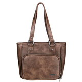 Montana West USA - Concho Collection Concealed Carry Tote Bag - Coffee