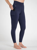 Pippa Pro - Navy Horse Riding Tights with Phone Pockets