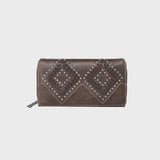 Trinity Ranch - Leather Stitch Collection Wallet - Coffee