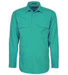 Mens Pilbara Closed Front 3/4 button L/S Shirt - Colours 1