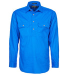 Mens Pilbara Closed Front 3/4 button L/S Shirt - Colours 1