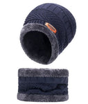 Winter Warm Knitted Beanie & Neck Warmer Combo - Unisex