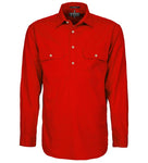 Mens Pilbara Closed Front 3/4 button L/S Shirt - Colours 1