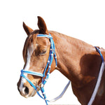 PVC Hanoverian Event Bridle with Rubber Reins